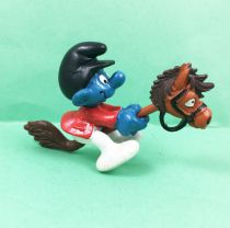 The Smurfs - Schleich - 40214 Smurf on Hobby Horse