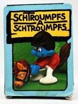 The Smurfs - Schleich - 40214 Smurf on Hobby Horse