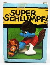 The Smurfs - Schleich - 40214 Smurf on Hobby Horse