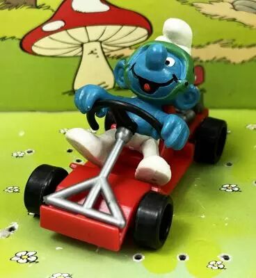 The Smurfs - Schleich - 40218 Smurf as go kart driver