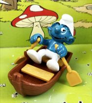 The Smurfs - Schleich - 40219 Smurf in boat