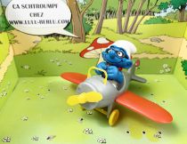 The Smurfs - Schleich - 40224 Smurf in plane