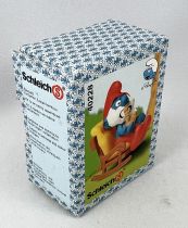 The Smurfs - Schleich - 40228 Papa Smurf with Rocking Chair (New Look Box)