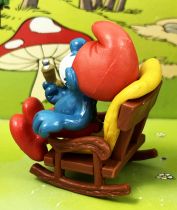 The Smurfs - Schleich - 40228 PaPa Smurf with rocking chair