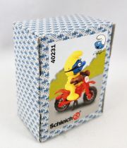 The Smurfs - Schleich - 40231 Motorcross Smurf (New Look Box)