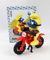 The Smurfs - Schleich - 40231 Motorcross Smurf (New Look Box)