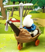 The Smurfs - Schleich - 40233 Smurf driving Helicopter