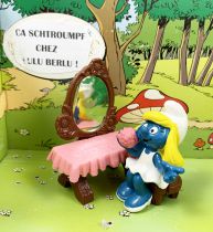 The Smurfs - Schleich - 40234 Smurfette with vanity table
