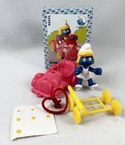 The Smurfs - Schleich - 40241 Smurfette drives a pink car (New Look Box)