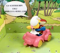 The Smurfs - Schleich - 40241 Smurfette drives a pink car