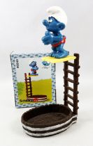 The Smurfs - Schleich - 40243 Smurf diving into mini-pond (New Look Box)