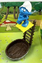 The Smurfs - Schleich - 40243 Smurf diving into mini-pond