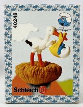 The Smurfs - Schleich - 40248 Stork with Baby Smurf (New Look Box)