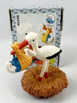 The Smurfs - Schleich - 40248 Stork with Baby Smurf (New Look Box)