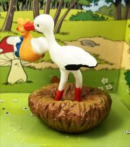 The Smurfs - Schleich - 40248 Stork with Baby Smurf