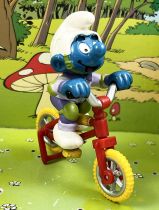 The Smurfs - Schleich - 40252 Smurf with BMX Bike