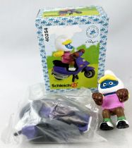 The Smurfs - Schleich - 40254 Smurfette with Scooter (New Look Box)