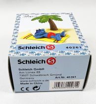 The Smurfs - Schleich - 40261 Smurf under Coconut Tree (New Look Box)