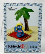 The Smurfs - Schleich - 40262 Smurfette under Coconut Tree (New Look Box)