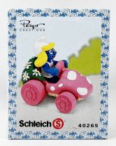 The Smurfs - Schleich - 40265 Smurfette with Pink Car (New Look Box)