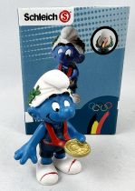 The Smurfs - Schleich - 40269 Belgian Olympic Team 2012 (Medal Holder)