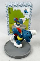 The Smurfs - Schleich - 40503 Smurf Disc Thrower (New Look Box)