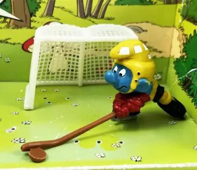 The Smurfs - Schleich - 40505 Smurf Ice Hockey