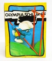 The Smurfs - Schleich - 40506 Olympic Smurf jump with the pole (mint in box)