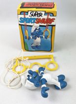 The Smurfs - Schleich - 40510 Smurf Gymnast (ring) Mint in Box