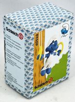 The Smurfs - Schleich - 40510 Smurf Gymnast (rings) New Look Box