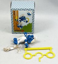 The Smurfs - Schleich - 40510 Smurf Gymnast (rings) New Look Box