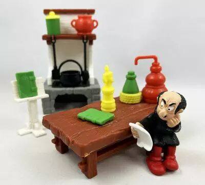 The Smurfs - Schleich - 40601 Gargamel Laboratory Accessories N�1 (Loose)