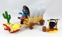 The Smurfs - Schleich - 40603 Covered-Wagon (New Look Box)