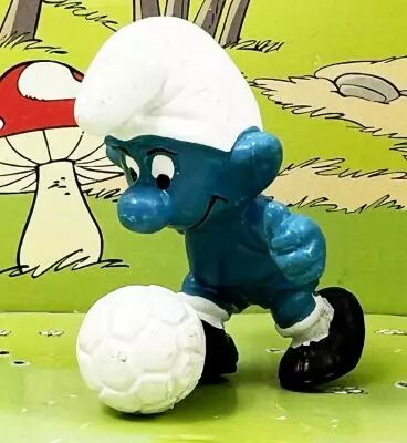 The Smurfs - Schleich - 43120 Schtroumpf Bundesliga (Amenia Bielefeld)