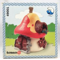 The Smurfs - Schleich - 49001 Smurf Big House (loose with \ Modern\  Box)