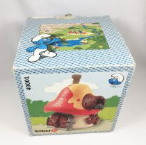 The Smurfs - Schleich - 49001 Smurf Big House (loose with \ Modern\  Box)