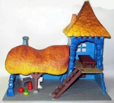 The Smurfs - Schleich - 49027 Gargamel Castel first version (Loose)