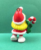 The Smurfs - Schleich - 51912 Christmas Smurf with Candy Cane (W. Berrie Co.)