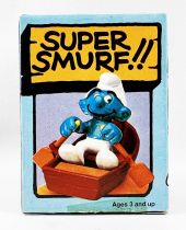 The Smurfs - Schleich / W. Berrie & Co. - 40219 Smurf in boat (Mint in Box)