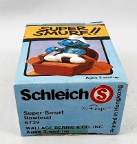 The Smurfs - Schleich / W. Berrie & Co. - 40219 Smurf in boat (Mint in Box)