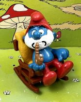 The Smurfs - Schleich (Quick promotional) - 40228 PaPa Smurf with rocking chair
