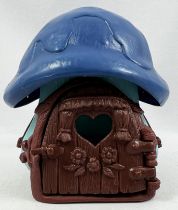 The Smurfs - Schleich Little House (Turquoise) with Blue Roof (loose )