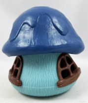 The Smurfs - Schleich Little House (Turquoise) with Blue Roof (loose )