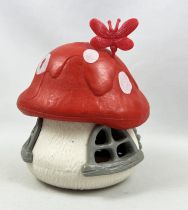 The Smurfs - Schleich Little House (White) with Red Roof (loose)