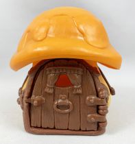 The Smurfs - Schleich Little House (Yellow) with Orange Roof (loose)