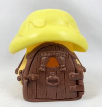 The Smurfs - Schleich Little House (Yellow) with Yellow Roof (loose)