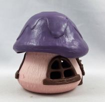 The Smurfs - Schleich Little Pink House with Purple Roof (loose)