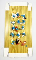 The Smurfs - Set of 15 Smurf mini-figures - Albert Heijn Exclusive (Holland)