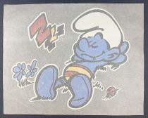 The Smurfs - Vintage T-Shirt Iron-On Heat Transfers - Sleeping Smurf