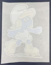 The Smurfs - Vintage T-Shirt Iron-On Heat Transfers - Smurfette with Rollers